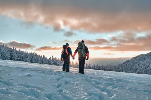 Alternative Wintersportarten in den Bergen